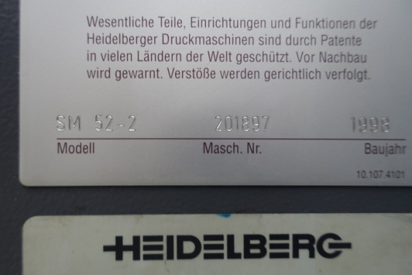 Heidelberg SM 52-2