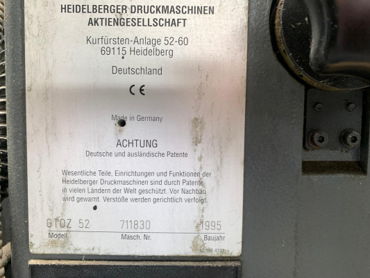 Heidelberg GTO 52-2