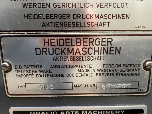 Heidelberg GTOZ 46 +