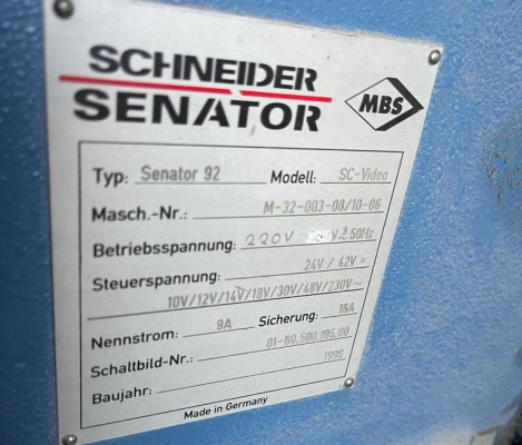 Schneider Senator 92 SC-Video