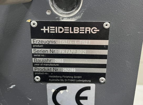 Heidelberg Postpress Ti 52/4-4-Fi52.1