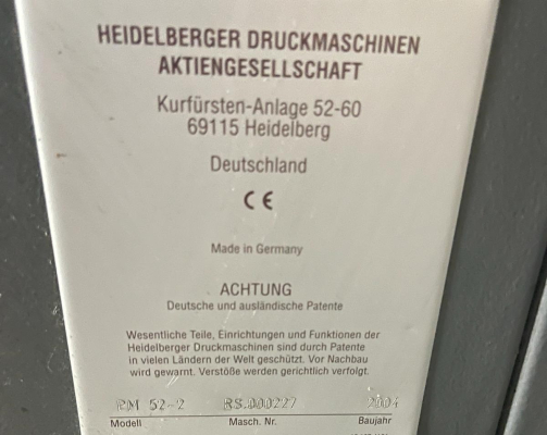 Heidelberg PM 52-2