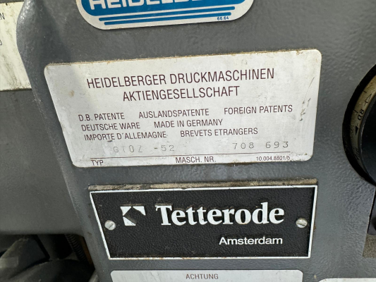 Heidelberg GTO 52-2+