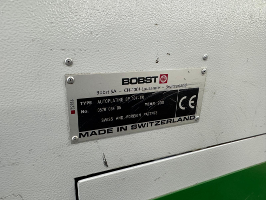 Bobst SP 104 ER