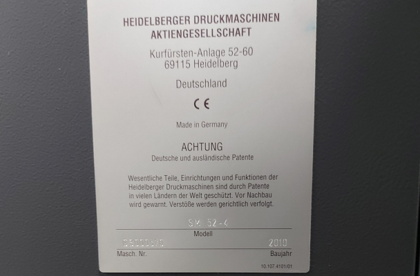 Heidelberg SM 52-4 Anicolor