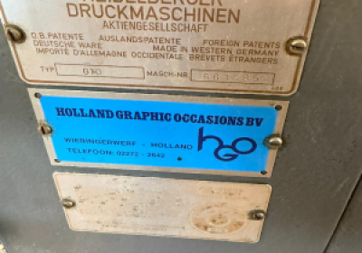Heidelberg GTO 46-1