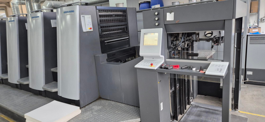 Heidelberg XL 75-5 L-F UV and IR dryer