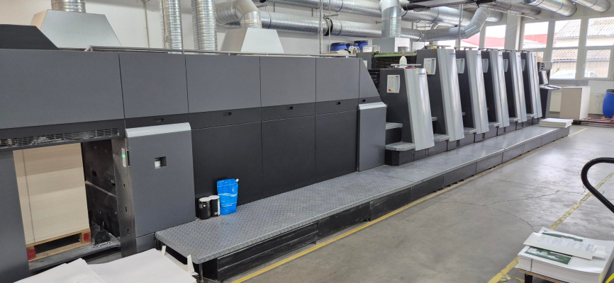 Heidelberg XL 75-5 L-F UV and IR dryer