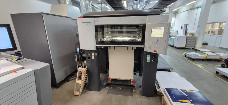 Heidelberg XL 75-5 L-F UV and IR dryer