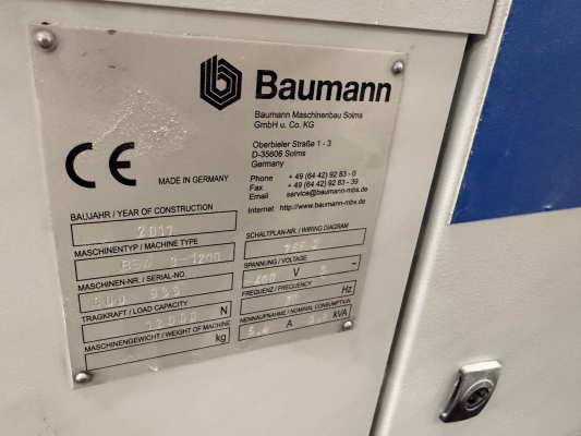 Baumann BSW-3-1200 Pile turner