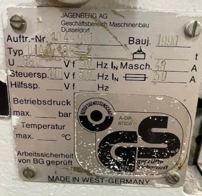 Jagenberg Diana 90-2