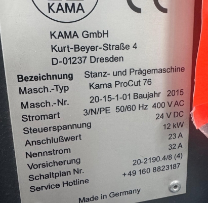 Kama ProCut 76